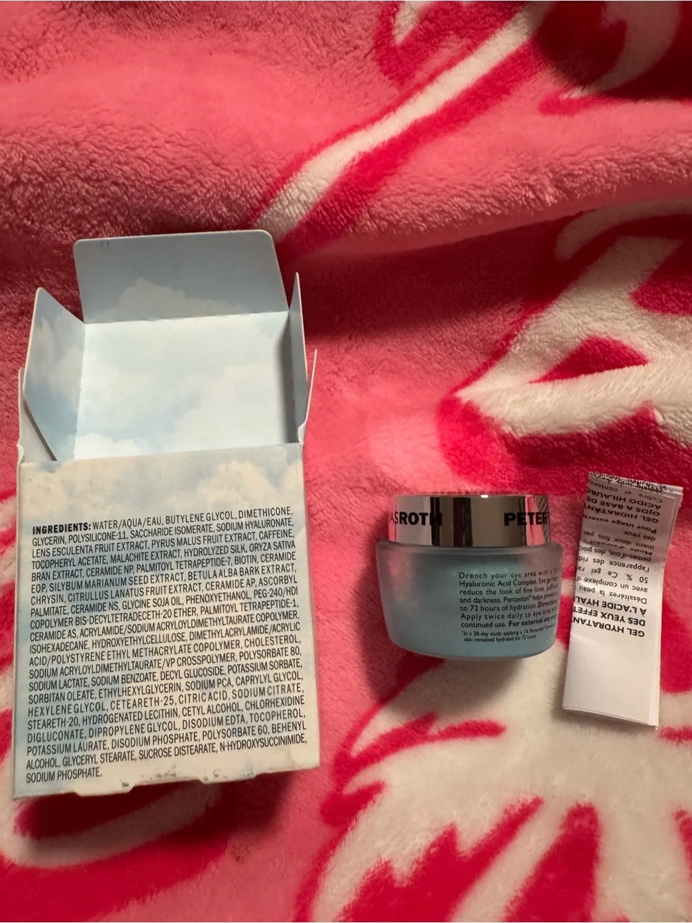Peter Thomas Roth Water Drench Hyaluronic Cloud Hydrating Eye Gel Full Size New
